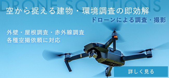 空から捉える建物・環境調査の即効解